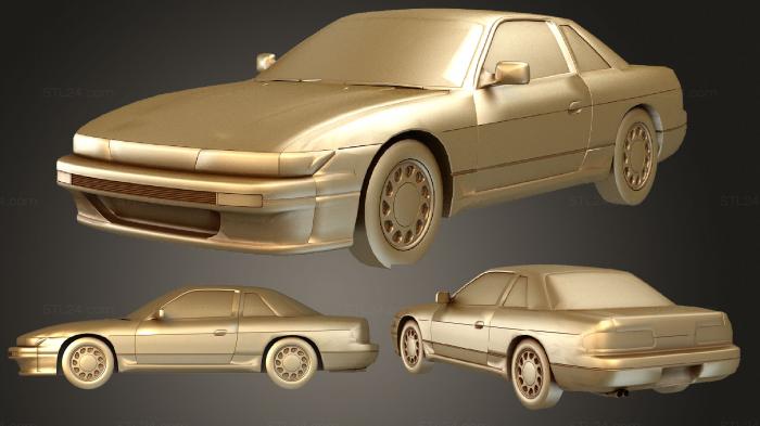 Автомобили и транспорт (Ниссан Сильвия, CARS_2837) 3D модель для ЧПУ станка
